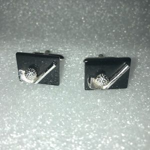 Vintage Swank Golf Club cuff links